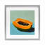 «Blue Papaya Still Life», reproduction d'art sous verre encadrée, par Walker Noble-1778001871-1778001867