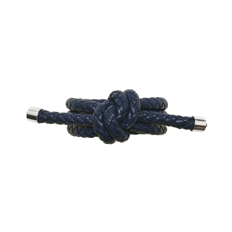 Rope Knot Napkin Ring, Navy