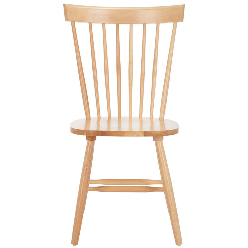 Matanna Solid Wood Windsor Back Side Chair, Natural