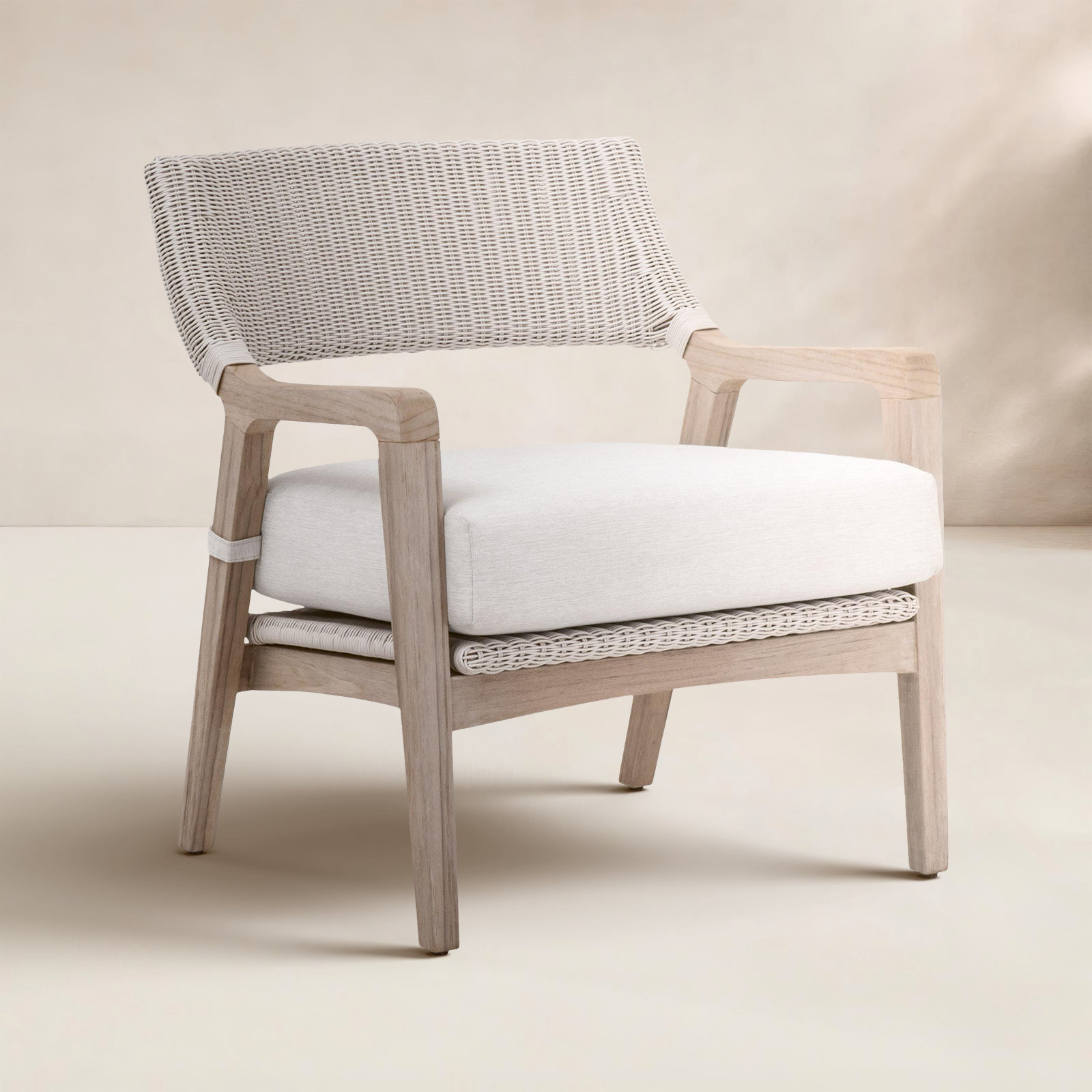 Kettil Teak Outdoor Lounge Chair