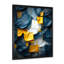 «Spring Bliss Abstract Turquoise And Yellow I», reproduction d'art sur toile-1296782528-1296782531