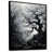 Black Floater Framed