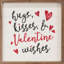 Hugs Kisses And Valentine Wishes - blanc-1815366927
