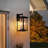 Dallas 4 - Light Metal Glass Outdoor Wall Sconce, Dusk-To-Dawn-1623987934
