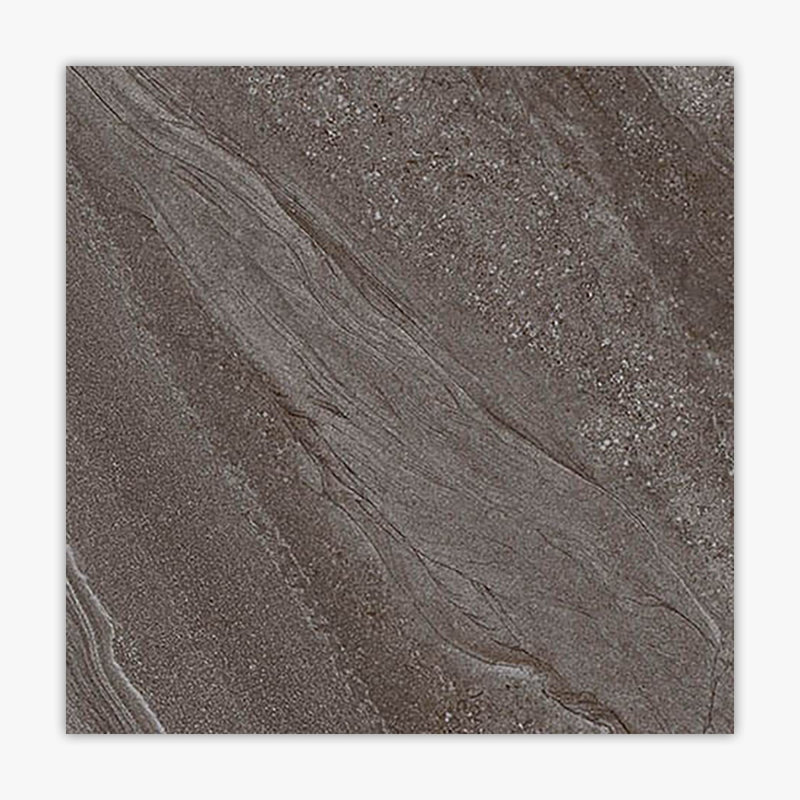 24" x 24" Porcelain Concrete Look Wall & Floor Tile, Brown