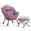 Armchair Accent Chair Lazy Chair with Footstool-973132793