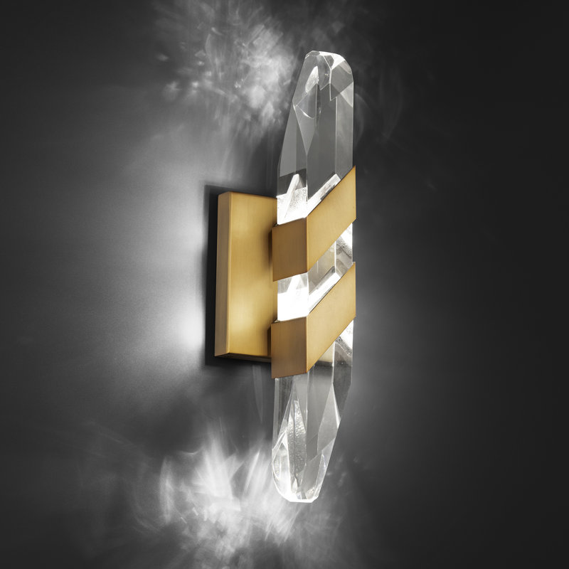 Traverse 1 - Light LED Vanity Light, Aged Brass