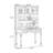Nut-brown Rectangular Solid Wood desk-1414135563