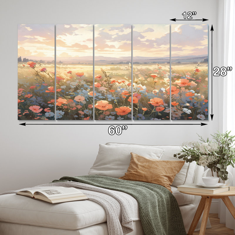 Plants & Flowers Wall Decor on Metal