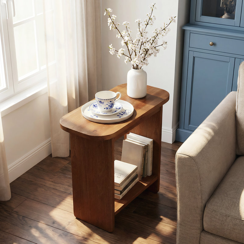 Solid Wood Frame End Table