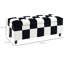 Button-Tufted Velvet Storage Ottoman