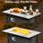 42'' X 26'' Rectangle Metal Outdoor Propane Firepit Table, With Lid And Lava Rocks 50,000 Btu