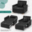 Chaise d'appoint rembourrée Heckman-792640993