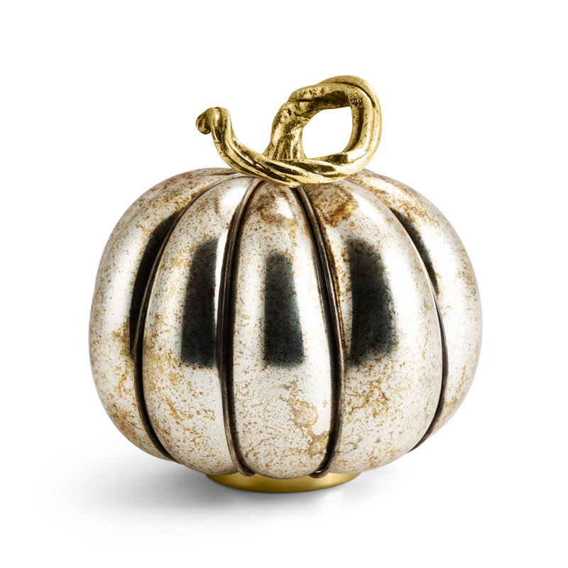 Seasonal 10.75" Pumpkin Sculpture