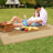 Waterproof Reversible Outdoor Area Rug 8*10ft - Lightweight Plastic Straw Mat - UV Resistant, Easy to Clean - Modern Brown Coffee - Perfect for Patio, Garden, Deck, Porch, Camping-590717920-590717925
