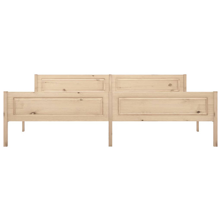 ClassicLiving Solid Wood Pine Bed Frame (No Mattress Included ...