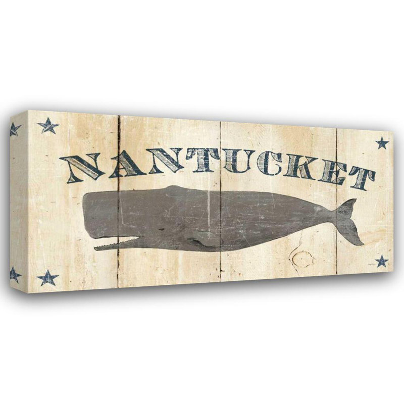 Art sur toile tendue, "Longbant Tides Tillmon, Avery Gallery": Nantucket Whale