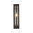 Hazlett 1 Light Black Candle Wall Sconce With Glass Shade