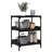 vidaXL Kitchen Trolley 23.6"x16.1"x31.7" Engineered Wood-97839733