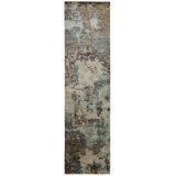 Aurora Drift Hand Knotted Abstract Area Rug