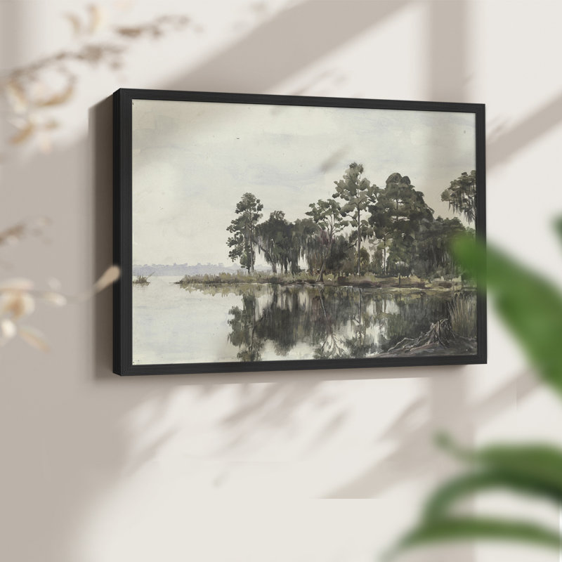 Paysages rétro-CCLIV - reproduction encadrée