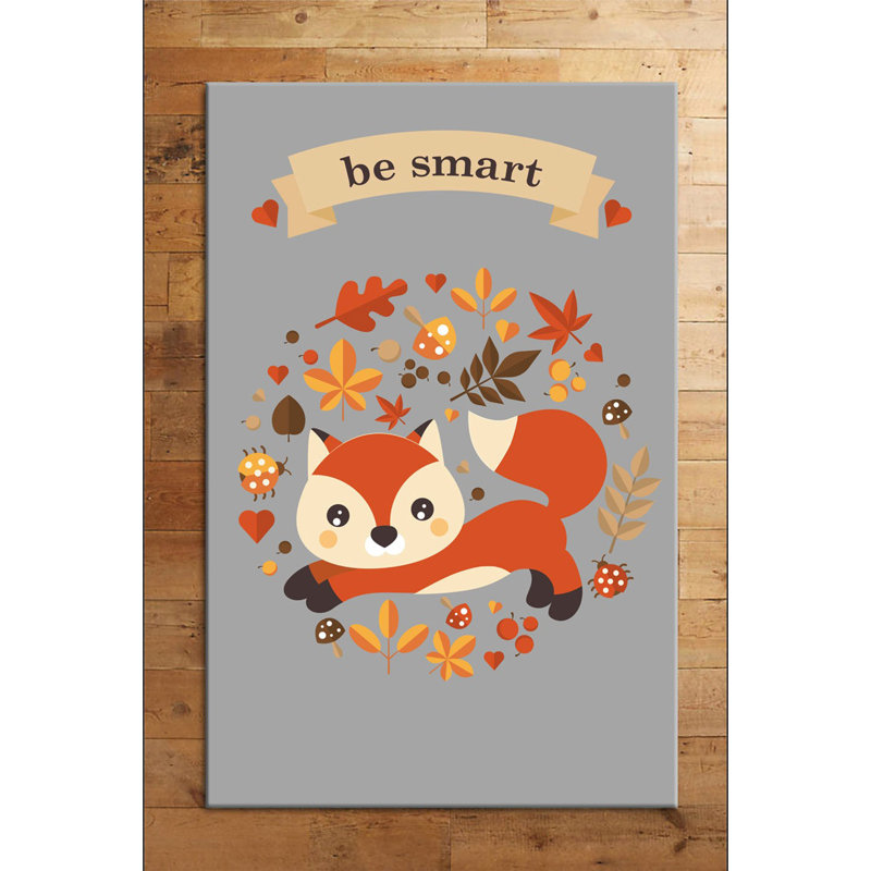 Tapis rectangulaire tissé à la machine en polyester gris / orange Tindley, Rectangle 2 pi 7 po x 4 pi 11 po