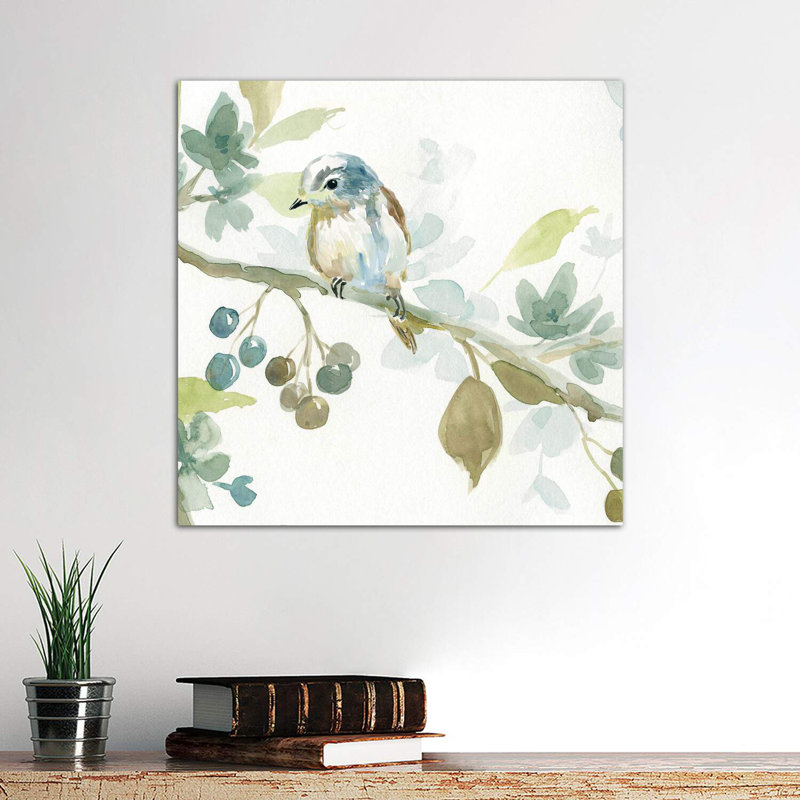 «Spring Melody II» par Carol Robinson, reproduction d'art, H 26 po x l 26 po x P 1,5 po, Toile tendue