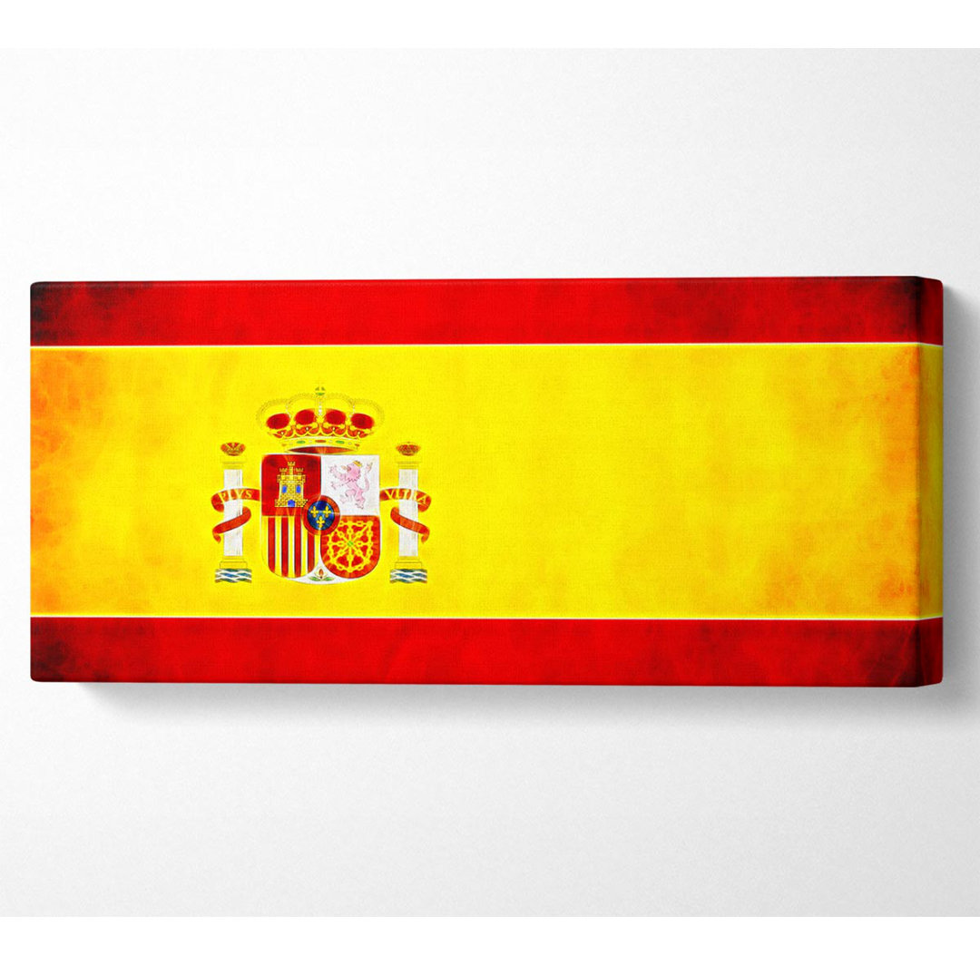 Spanische Flagge - Kunstdrucke auf Leinwand