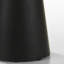 Console ronde noire l 20 po Jasper