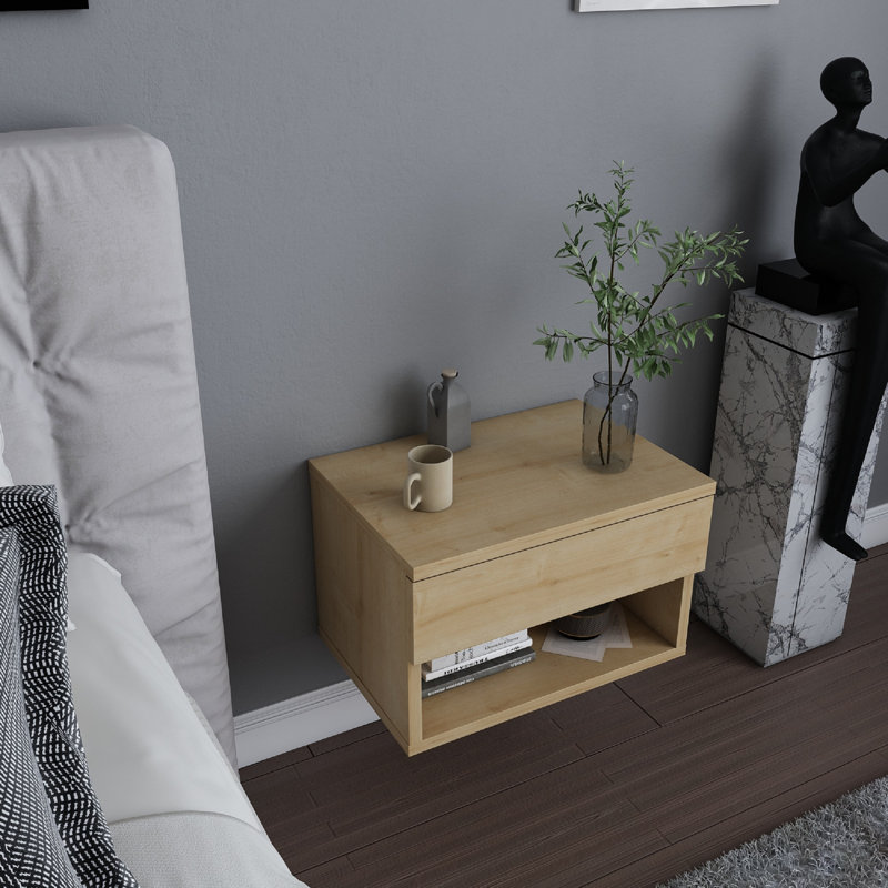 17.5'' W Nightstand, Oak