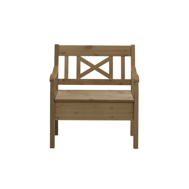 Manon Upholstered Storage Bench, Laugenfarbig/Laugenfarbig, ohne Armlehnen