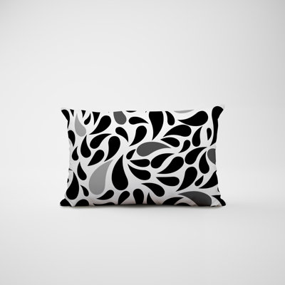 Polyester / Mélange de polyester Housse de coussin rectangulaire intérieure / extérieure lombaire et insert