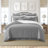 Elsie Linen Look Duvet Cover 8 Piece Designer Set-101216983-101216968