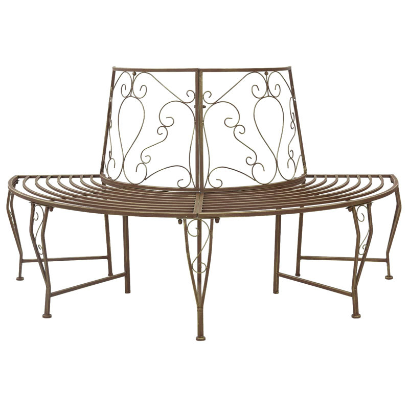 Outdoor Bench, Antique Brown