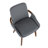 Whitacre 17'' H Faux Leather Upholstered Armchair-111987554-90708404