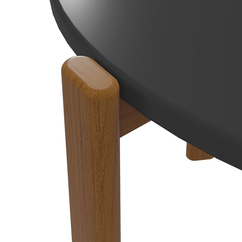 Jernya Coffee Table, Matte Black