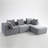 Compressed Sofa:Magic Cube Sofa Grey