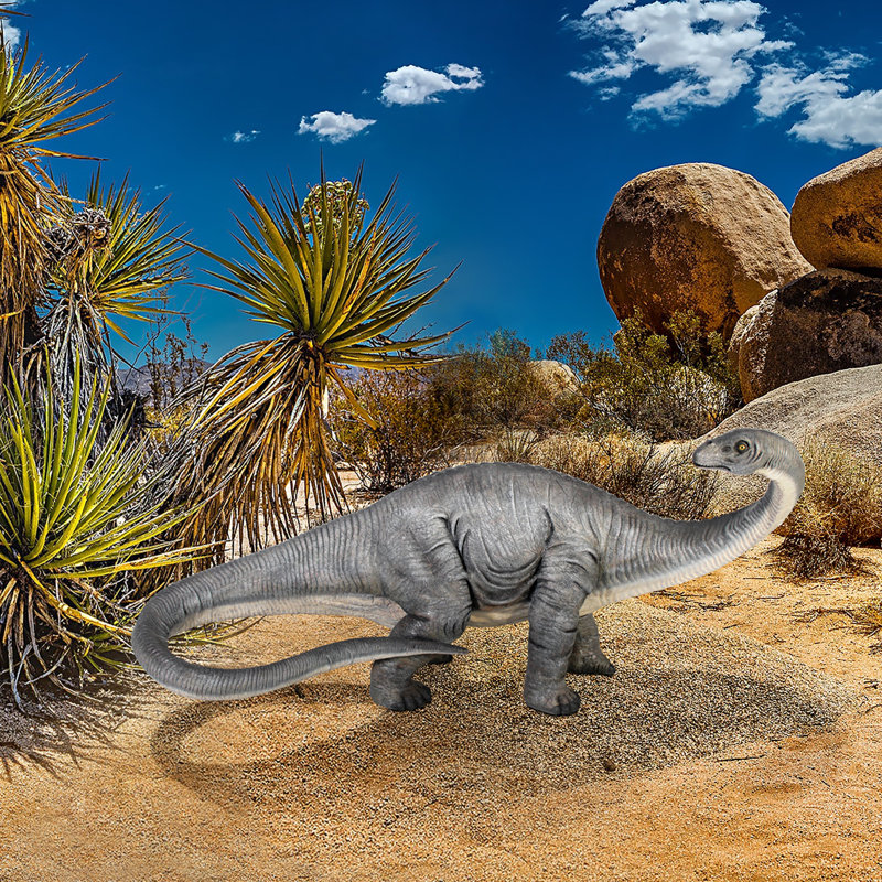 Statue de dinosaure Apatosaurus