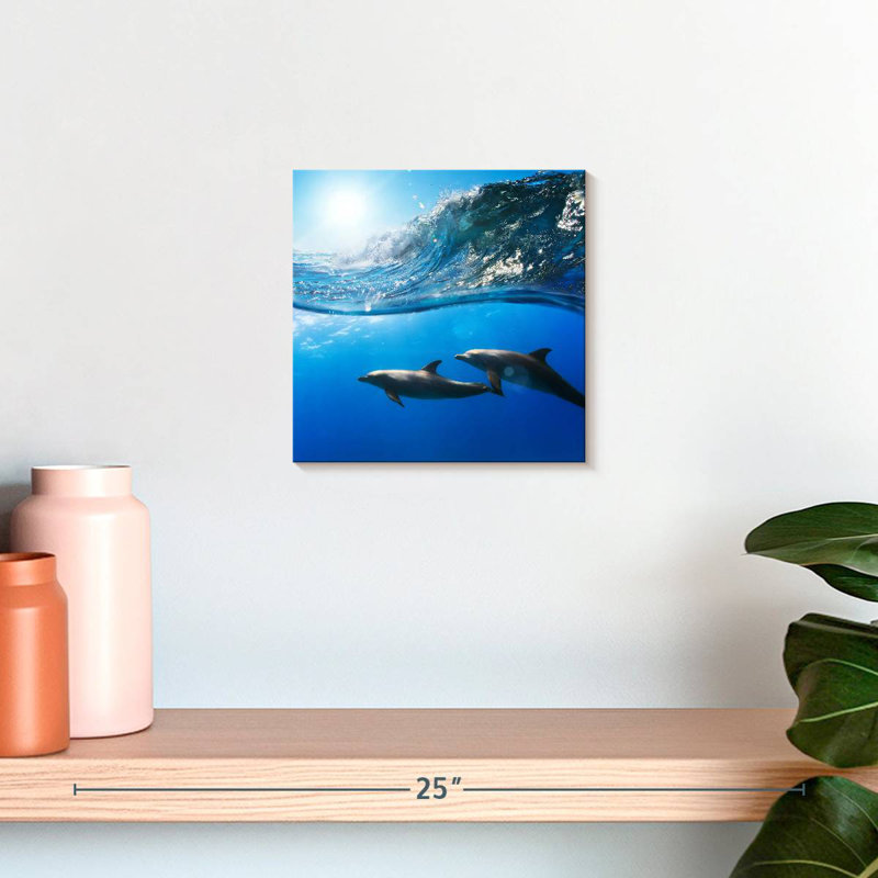 Brampt Dolphin Twosome, 10" H x 10" W