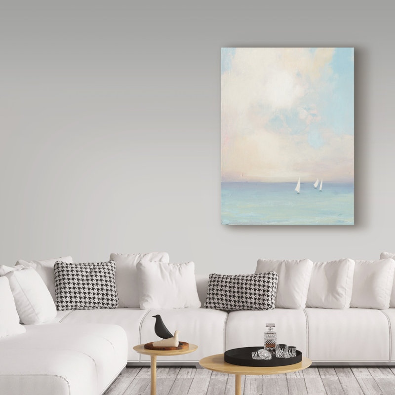 « a matin voile ii », reproduction de peinture à l’acrylique sur toile tendue, H 24 po x l 18 po x P 2 po