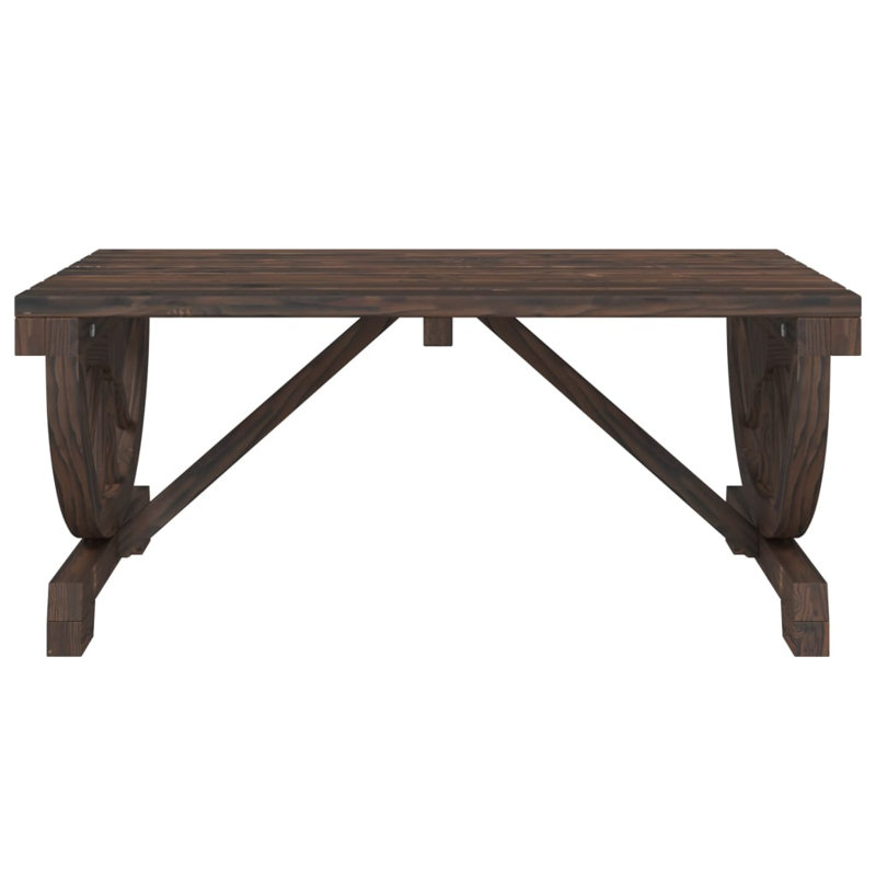 Mabini Rectangular Outdoor Dining Table , 90cm cm W 50cm cm D, Brown