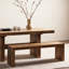 Ruskin Solid Wood Dining Bench-126227995-126227996
