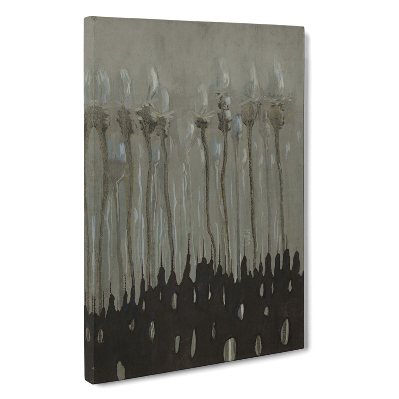 Flowers by Mikalojus Konstantinas - Wrapped Canvas, 60cm H x 40cm W x 3cm D