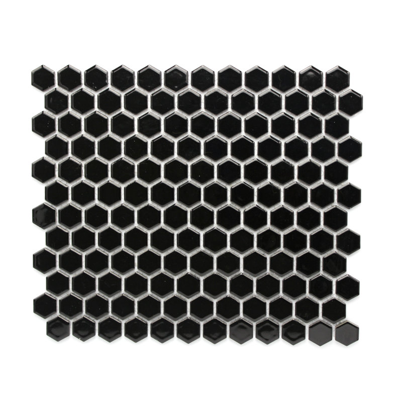 Carrelage mural en céramique, Noir