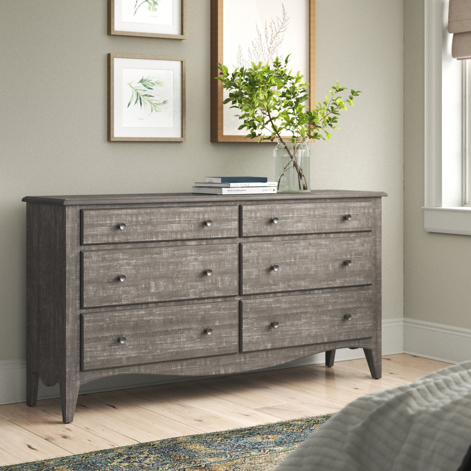 Holton 6 - Drawer Dresser, Camel