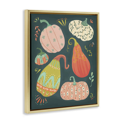  Art mural sur toile à motif d'automne par Laura Watson