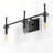 3-Light Bathroom Vanity Light, Modern Gold Wall Sconce with Clear Glass Shades