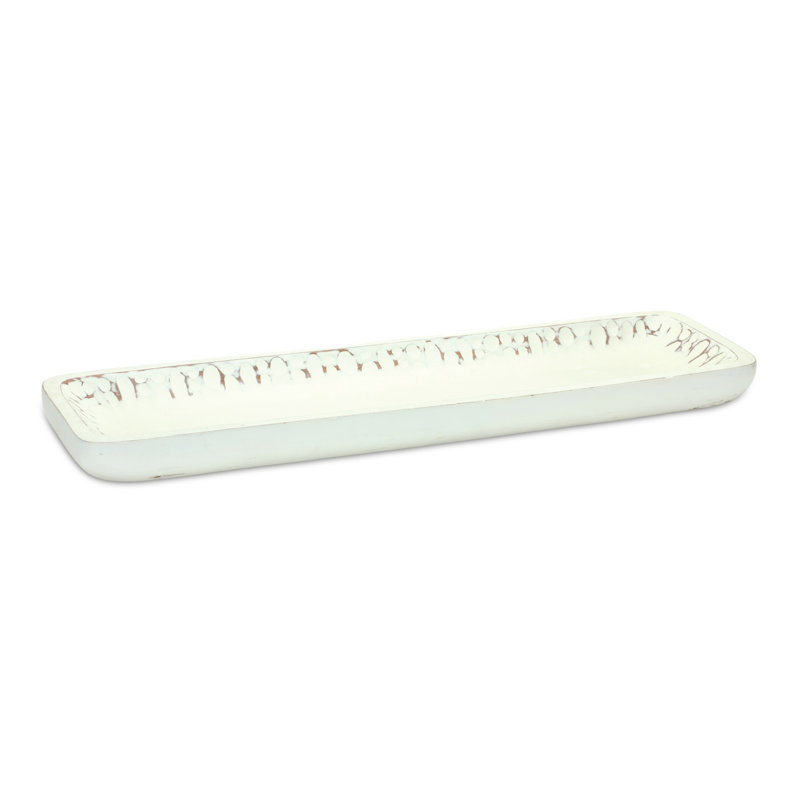 Ensemble de repose-pieds / table basse 2 pièces Luissa, Blanc