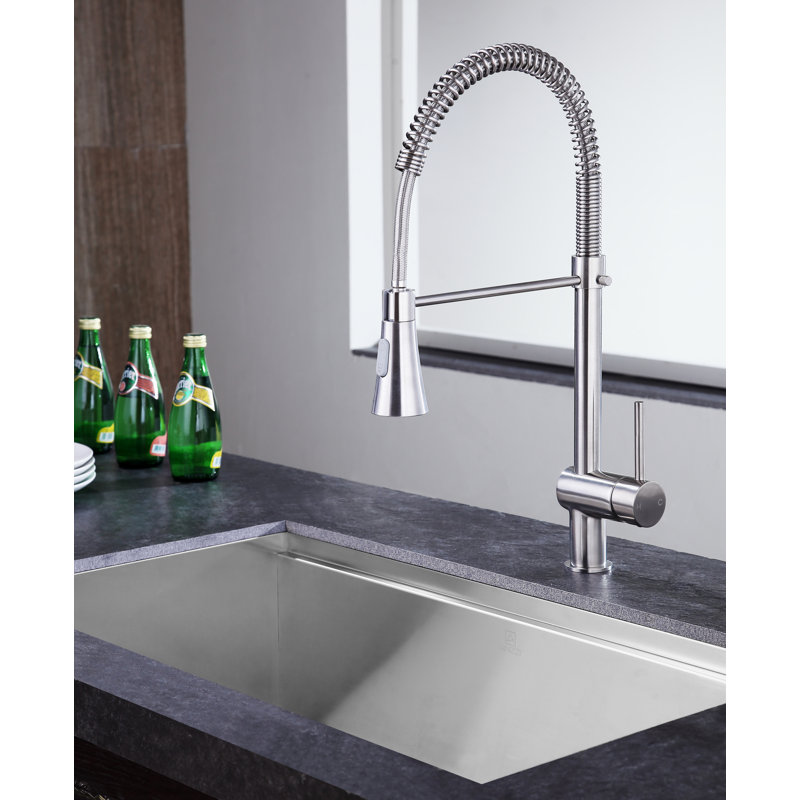 ANZZI Carriage Series Pull Down Kitchen Faucet