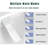Advanced Smart Toilet With Built-In Bidet - Auto Open/Close Lid, Foot Sensor, Remote Control Available, White Modern Open/Close, Multiple Washing Modes, Night